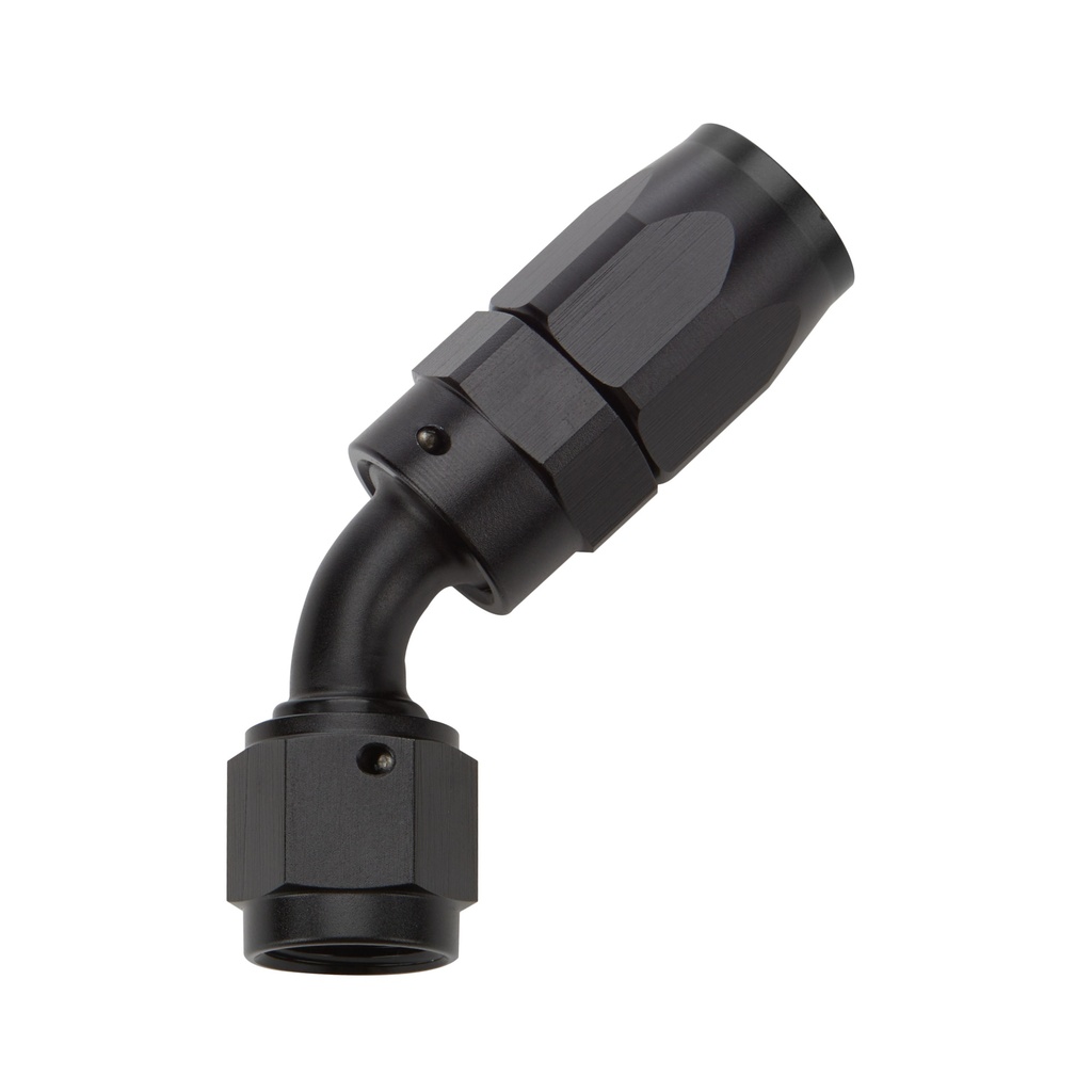 [ALL49336] Allstar Performance - Reusable Hose End Black 45 Deg Elbow -16