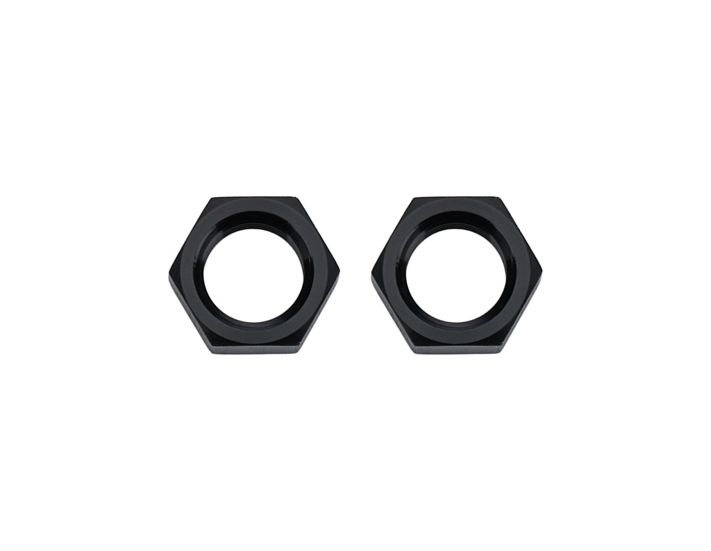 [ALL50098] Allstar Performance - Bulkhead Nuts Black -3 2pk