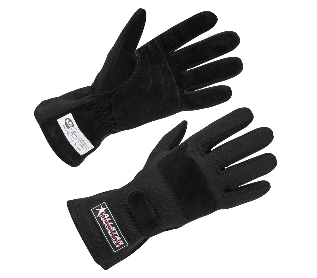[ALL915014] Allstar Performance - Driving Gloves SFI 3.3/5 D/L Black Large
