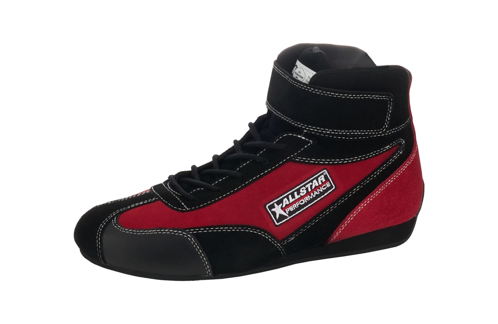 [ALL918726] Allstar Performance - Driving Shoes Black/Red SFI3.3/5 Pro Series 9.0