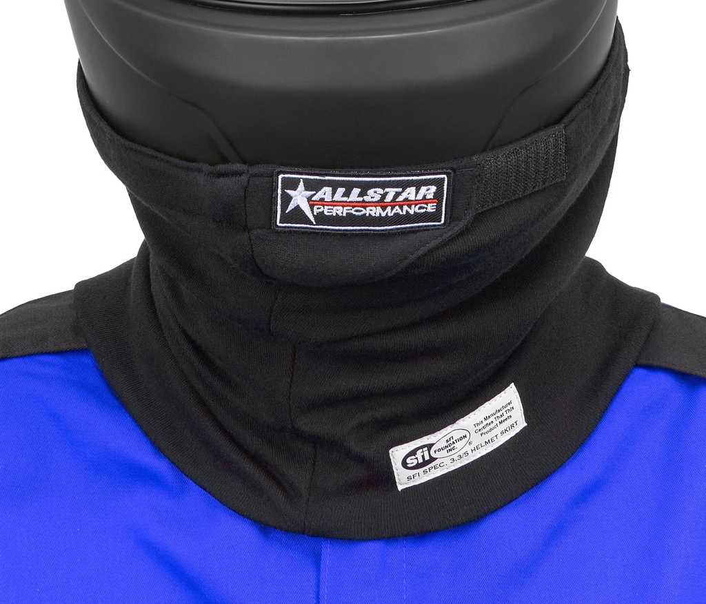 [ALL929313] Allstar Performance - Helmet Skirt SFI 3.3/5 Multi Layer Black
