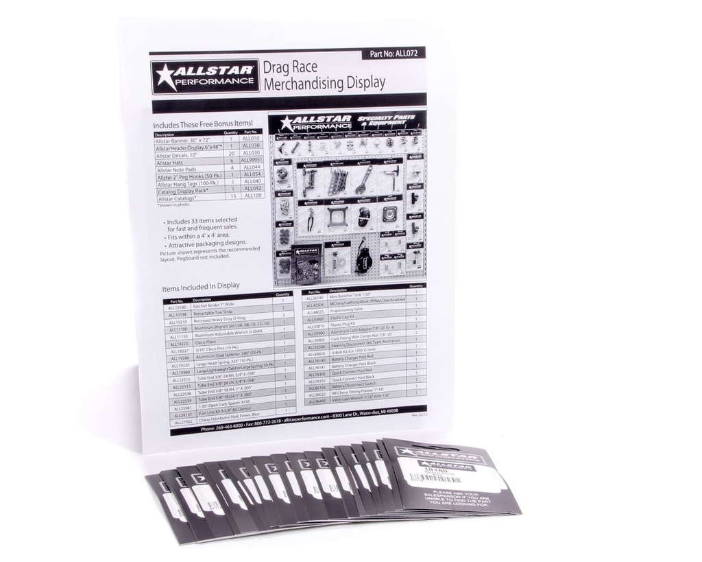 [ALL99155] Allstar Performance - Merchandising Display Components for ALL072