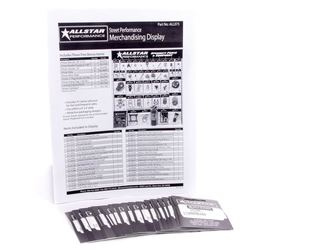 [ALL99156] Allstar Performance - Merchandising Display Components For All073