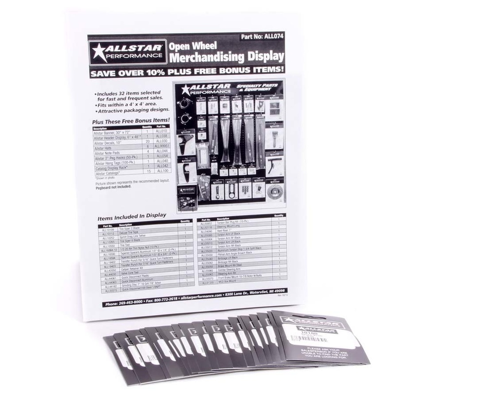 [ALL99164] Allstar Performance - Merchandising Display Components For All074