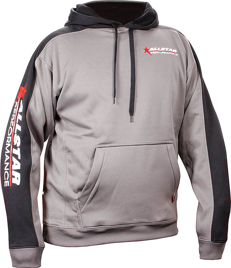 [ALL99916S] Allstar Performance - Allstar Hooded Sweatshirt Sm Silver/Blk