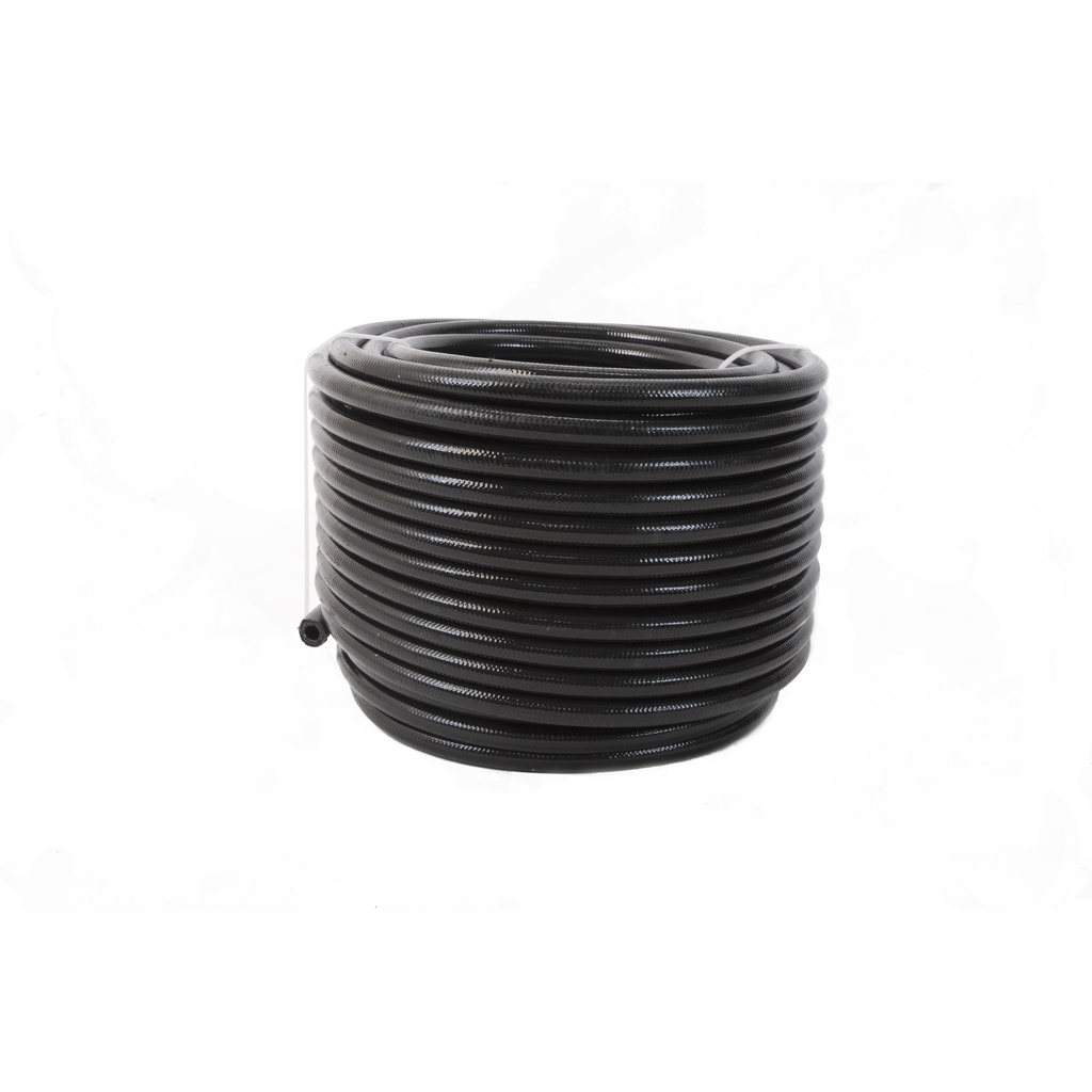 [AFS15336] 6AN PTFE S/S Braided Hose 20ft Black Jacketed