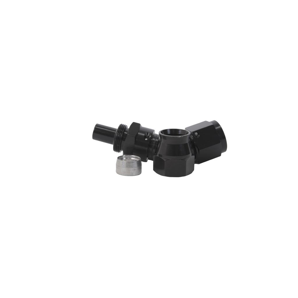 [AFS15354] 8An 45-Degree PTFE Hose Black - Aeromotive
