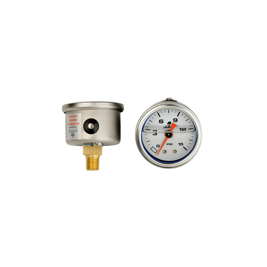 [AFS15632] Aeromotive Fuel Pressure Gauge - 1.5in 0-15psi