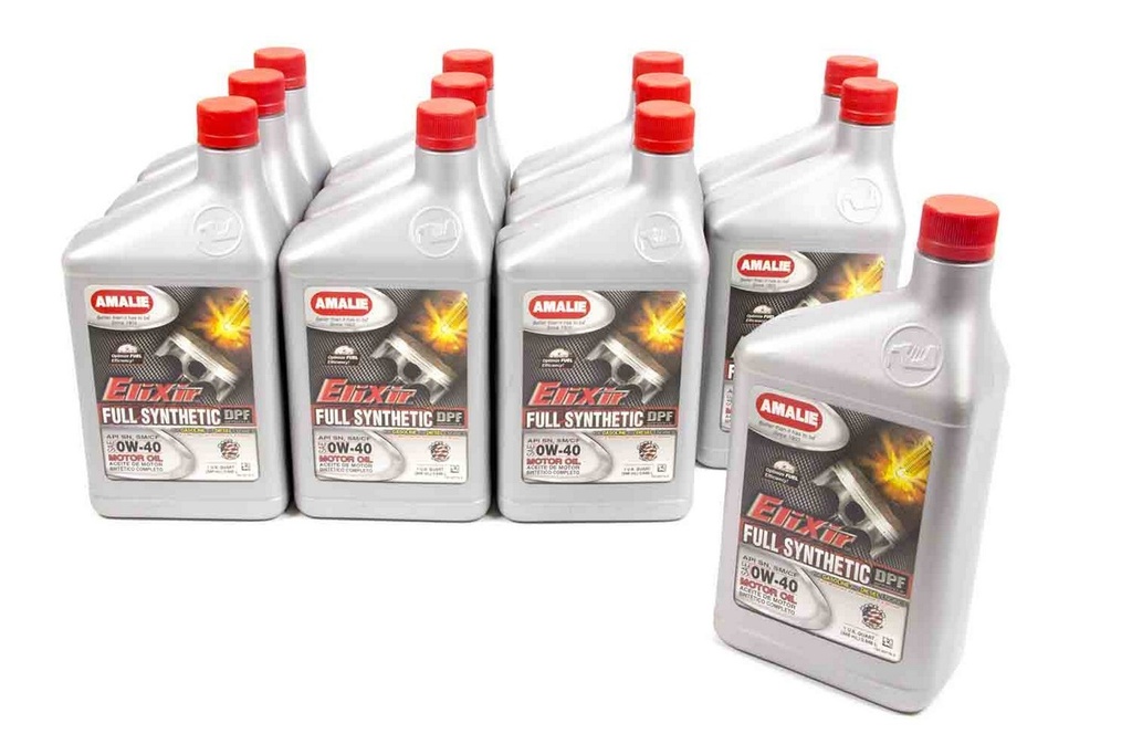 [AMA160-65776-56] Amalie - Elixir Full Syn 0w40 Oil Case 12x1Qt