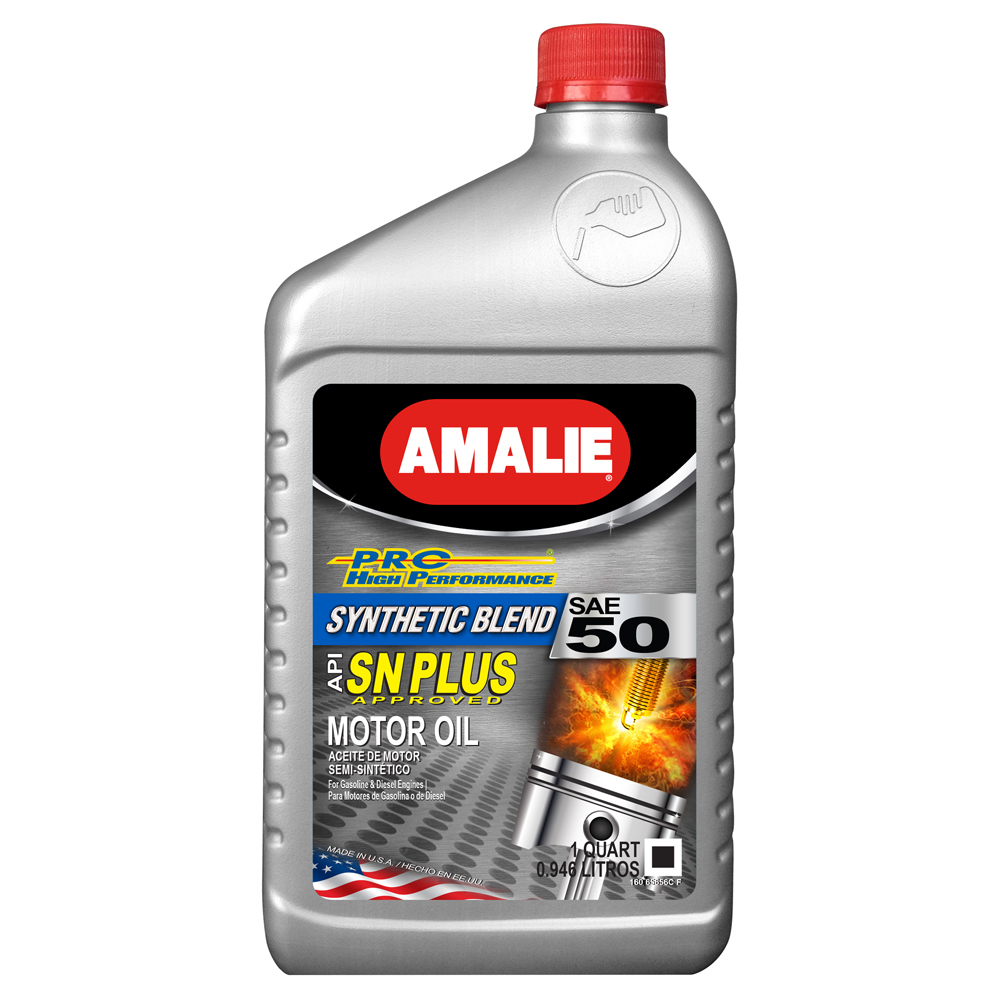 [AMA65656-56] Amalie - Pro High Perf Syn Blend Oil 50W Case 1Qt