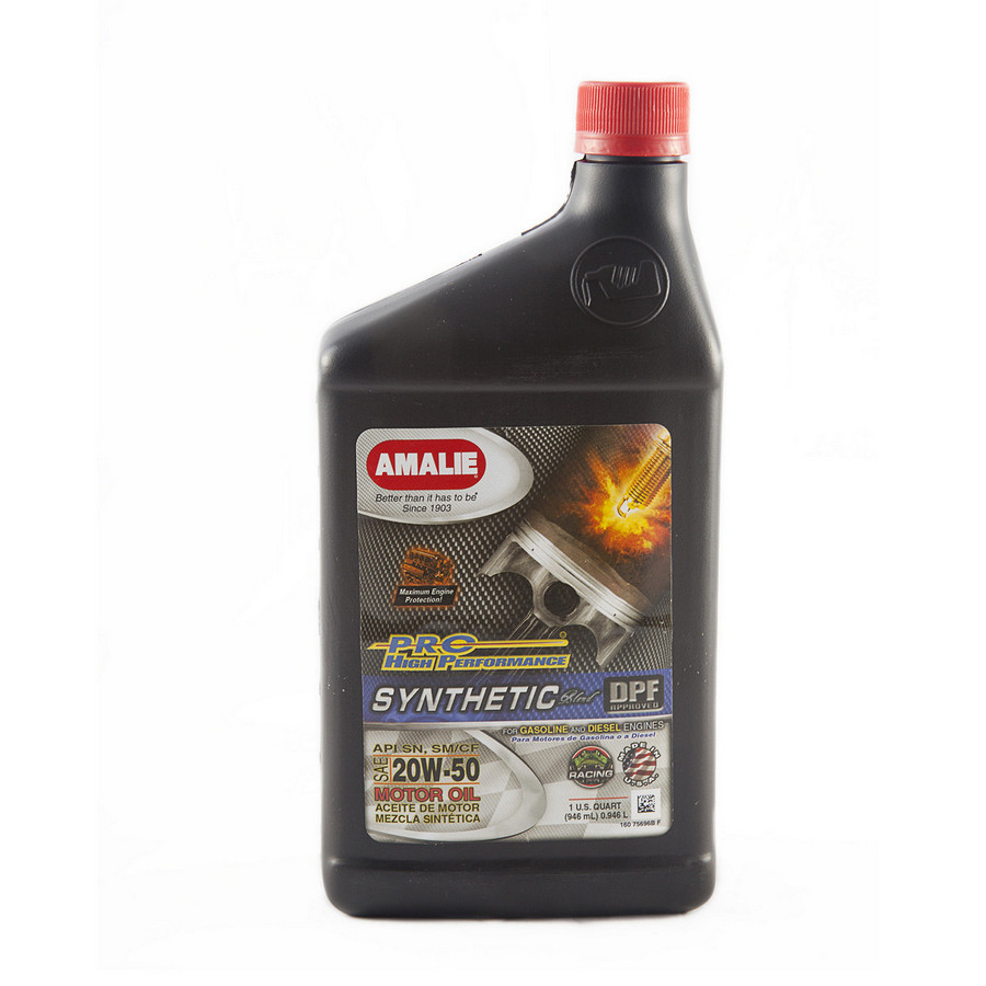 [AMA75696-56] Amalie - Pro HP Syn Blend 20w50 Oil 1Qt
