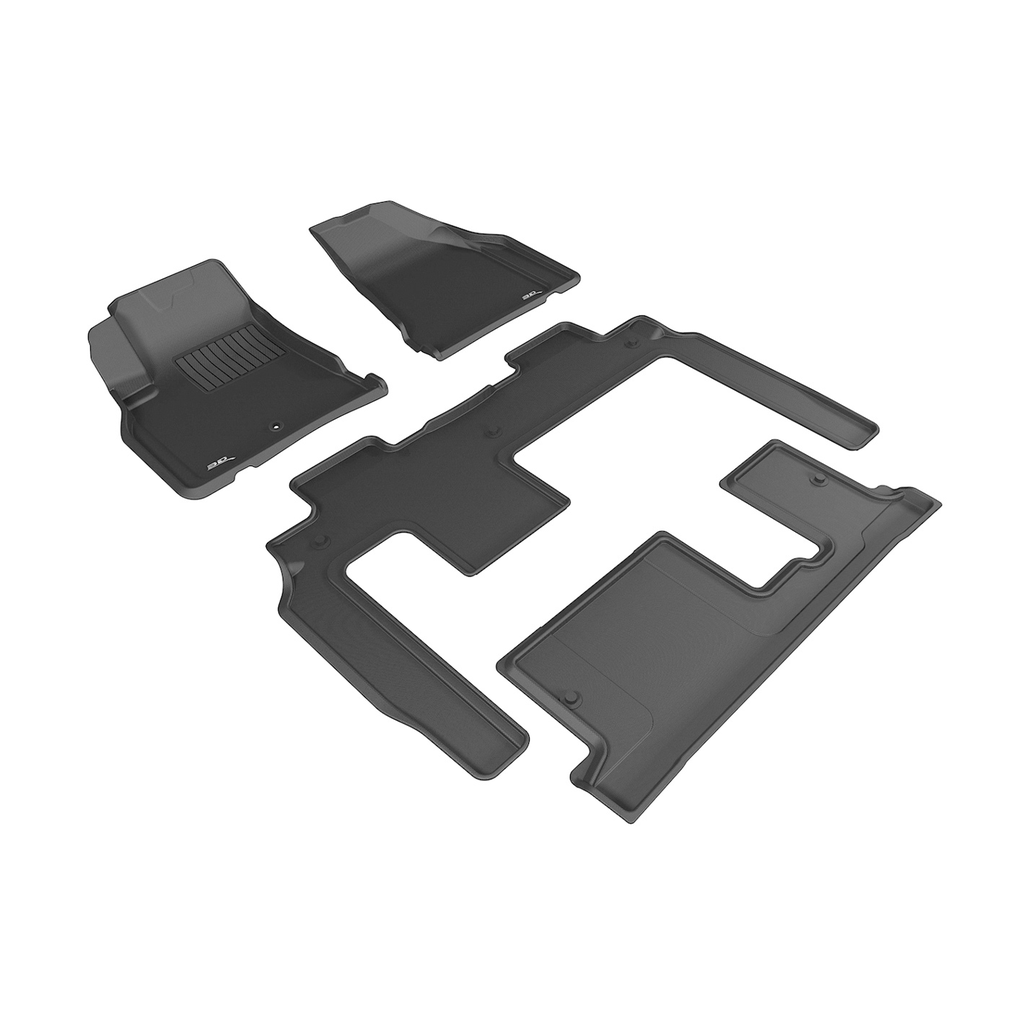 [M3DL1CH06001509] 3D Maxpider - Chevy Traverse 09- Kagu Floor Liner 1&2&3Row Blk