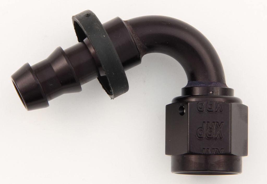 [XRP231206BB] Xrp-Xtreme Racing Prod. - #6 120 Deg Push-On Hose End Black