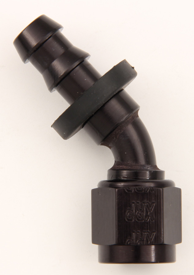 [XRP234510BB] Xrp-Xtreme Racing Prod. - #10 45 Deg Push-On Hose End Black
