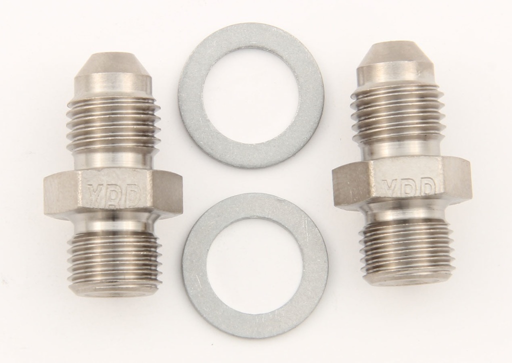 [XRP402834] Xrp-Xtreme Racing Prod. - 7/16-24 To #4 Stl Crush Washer Seal Adapter (Pr)