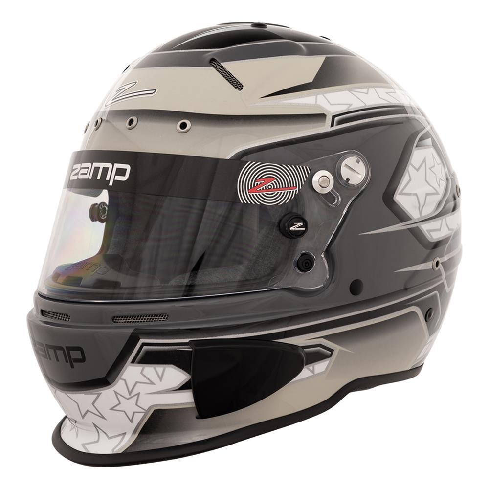 [ZAMH760C01L] Zamp Racing - Helmet RZ-70E Switch L Black/Gray SA2020/FIA