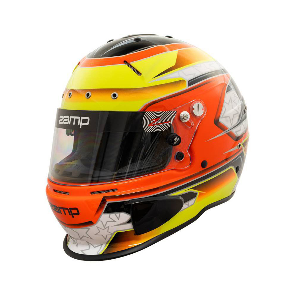 [ZAMH760C30M] Zamp Racing - Helmet RZ-70E Switch M Org/Ylw SA2020/FIA