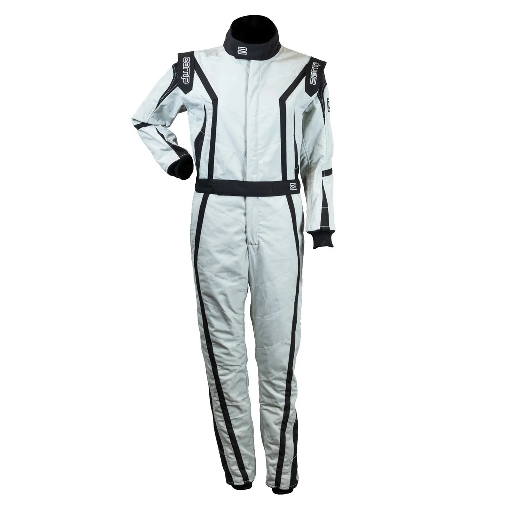 [ZAMR100152XL] Zamp Racing - Suit ZR-52F Gray XX-Lrg SFI 3.2A/5 FIA8856-2018