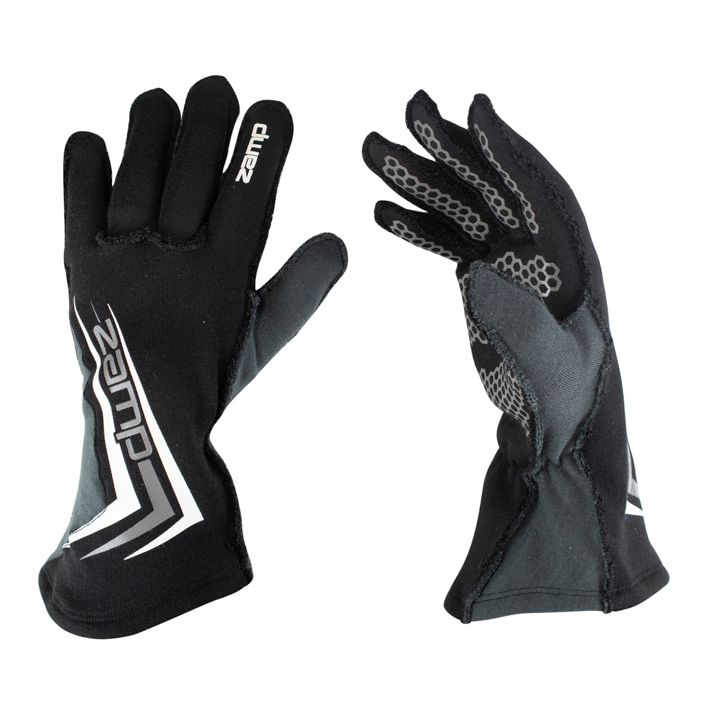 [ZAMRG200032XL] Zamp Racing - Glove ZR-60 Black XX-Lrg SFI 3.3/5