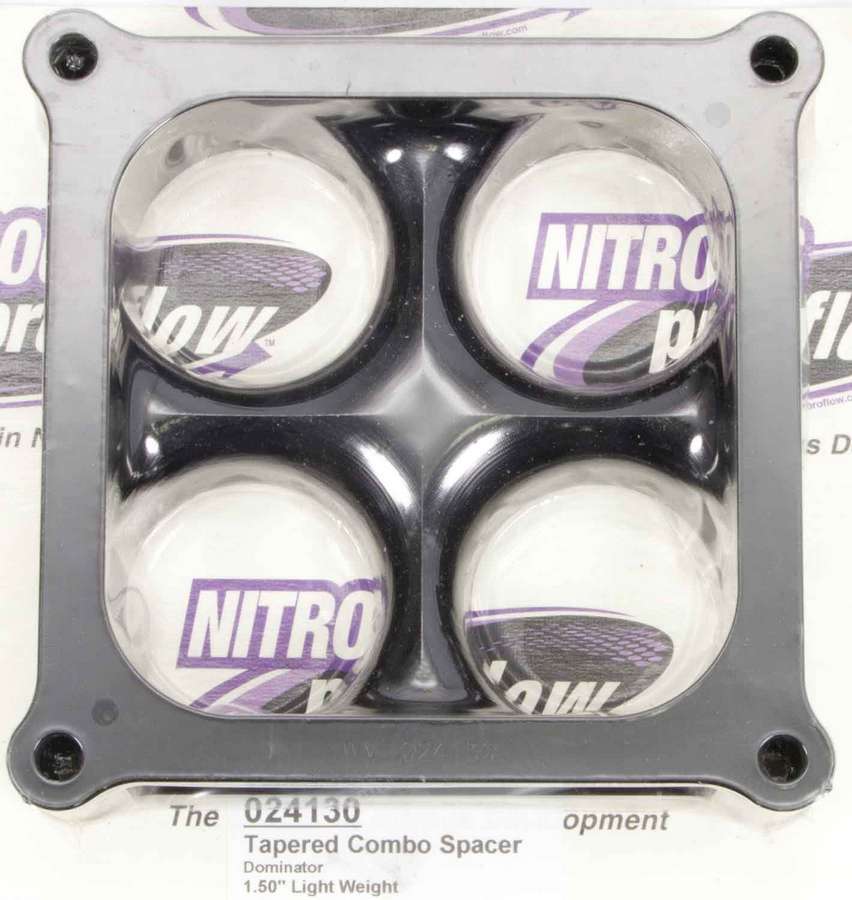 [WLS024130] Wilson Manifolds - Carburetor Spacer - 4500 1.5in 4-Hole L/W Tapered