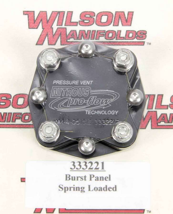 [WLS333221] Wilson Manifolds - Manifold Pressure Relief Valve