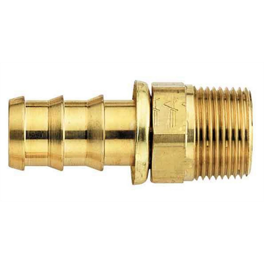 [AERFBM1207] Aeroquip - #6 Socketless Hose To 1/4 Male Pipe Fitting
