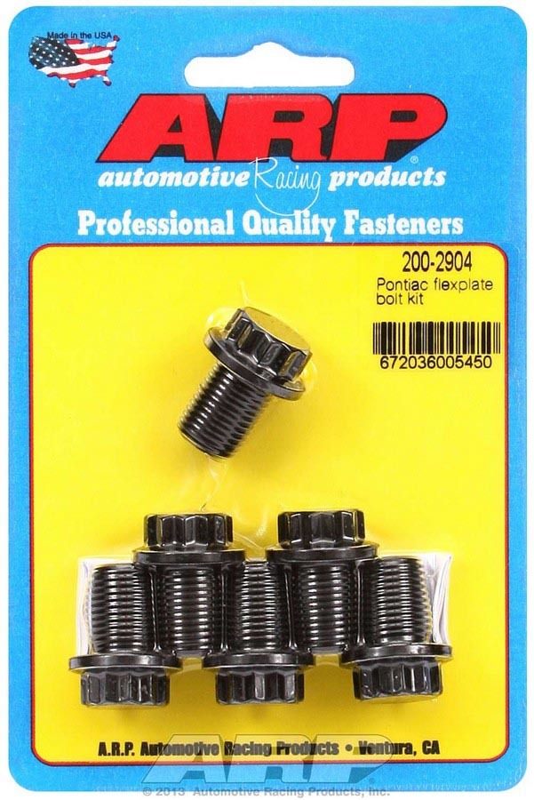 [ARP200-2904] ARP - Pontiac Flexplate Bolt Kit - 6-Bolt