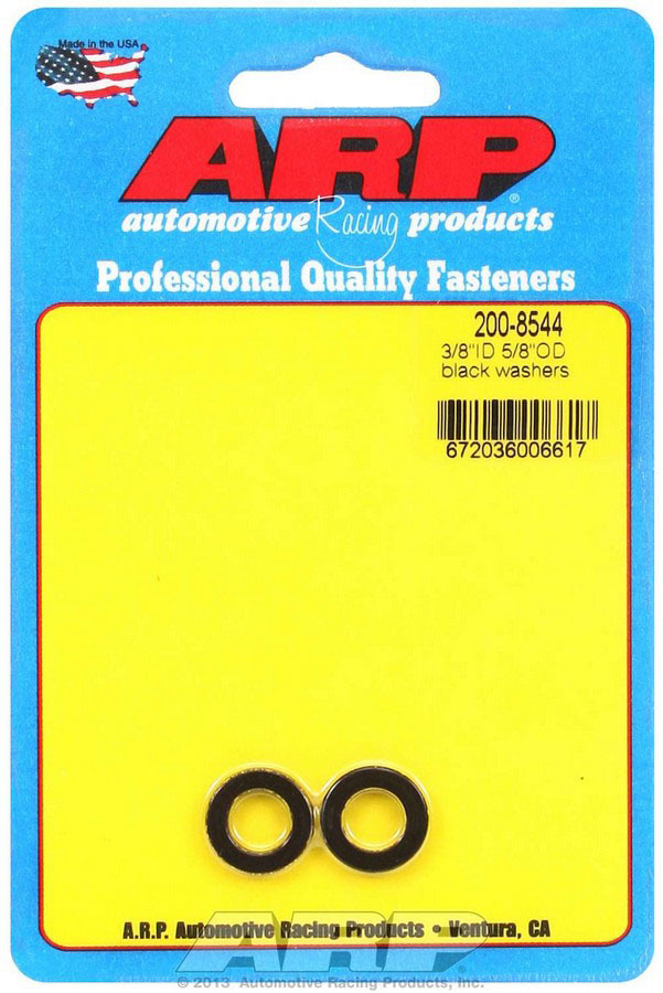 [ARP200-8544] ARP - Black Washers - 3/8 Id X 5/8 Od (2)