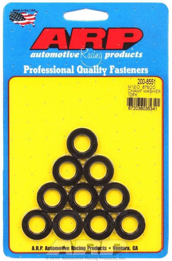 [ARP200-8551] Arp - 12mm Id Washers 10Pk .875 Od Chamfer