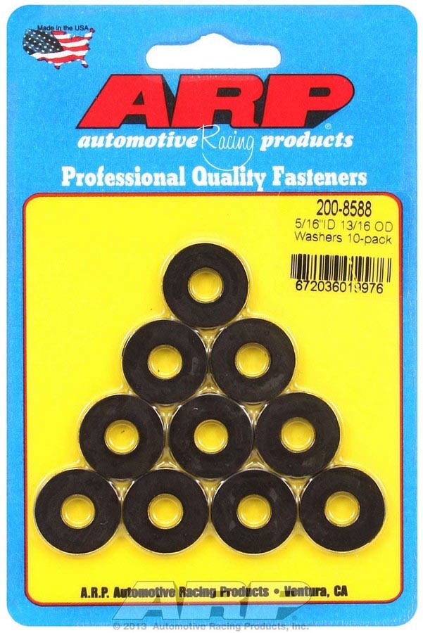 [ARP200-8588] ARP - Black Washers - 5/16 Id X 13/16 Od (10)