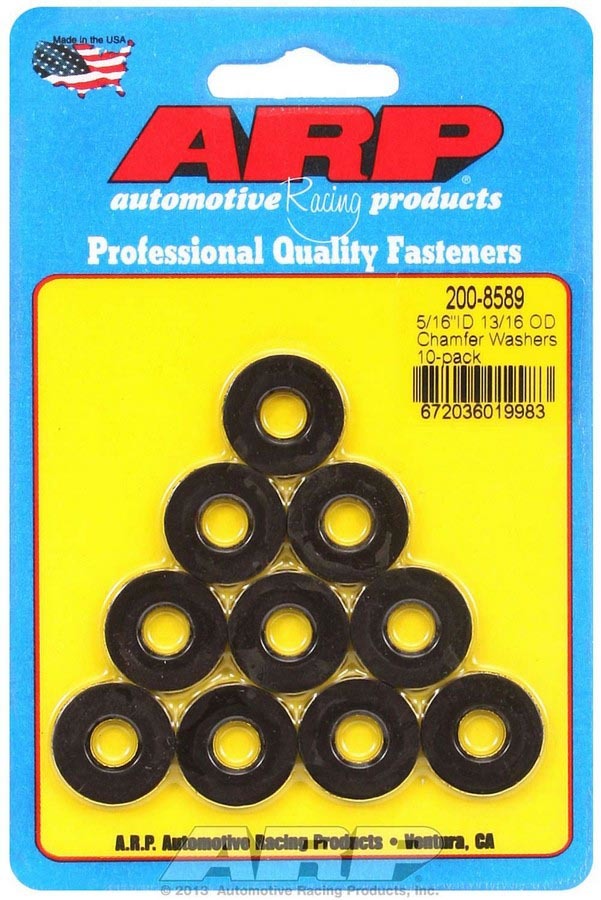 [ARP200-8589] ARP - Black Washers - 5/16 ID x 13/16 OD (10)