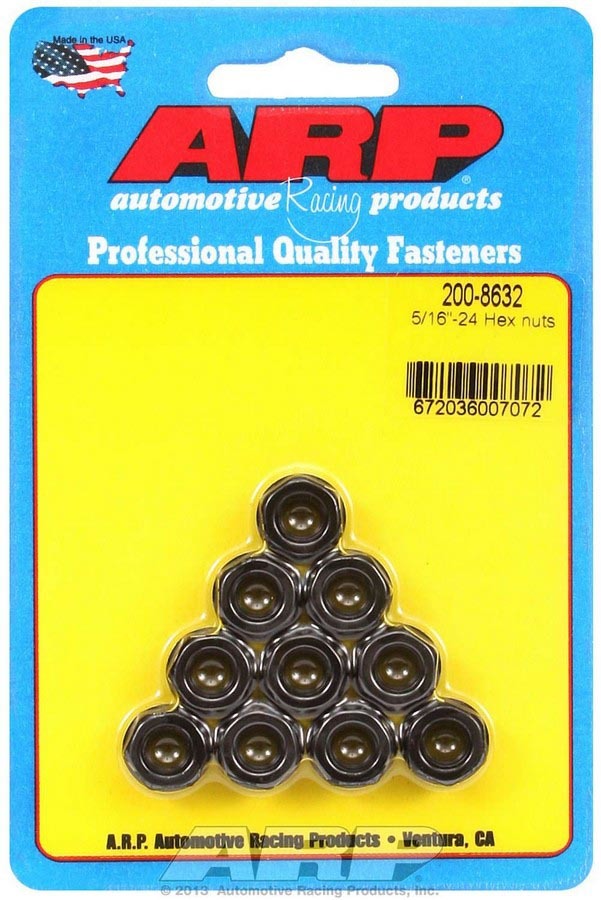 [ARP200-8632] ARP - 5/16-24 Hex Nut Kit 10pk