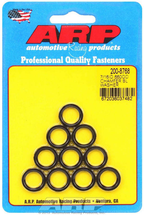 [ARP200-8768] ARP - Black Washers - 7/16 ID x .660 OD (10)