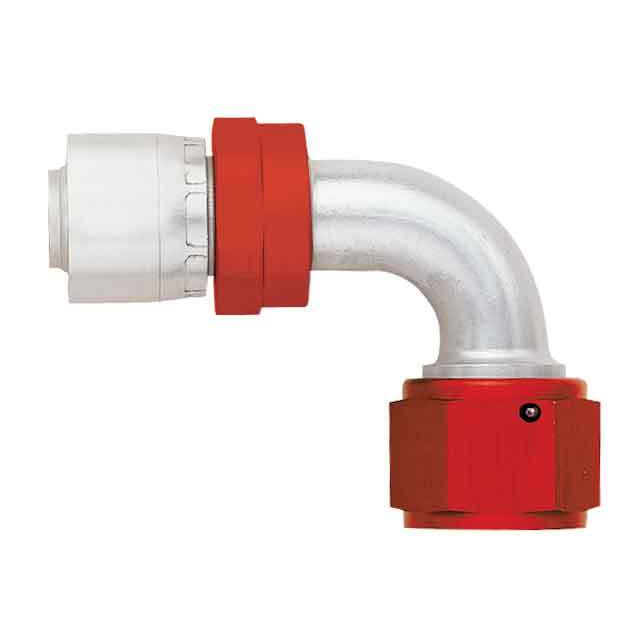 [AERFBM4232] Aeroquip - #6 90 Deg Startlite Crimp Fitting