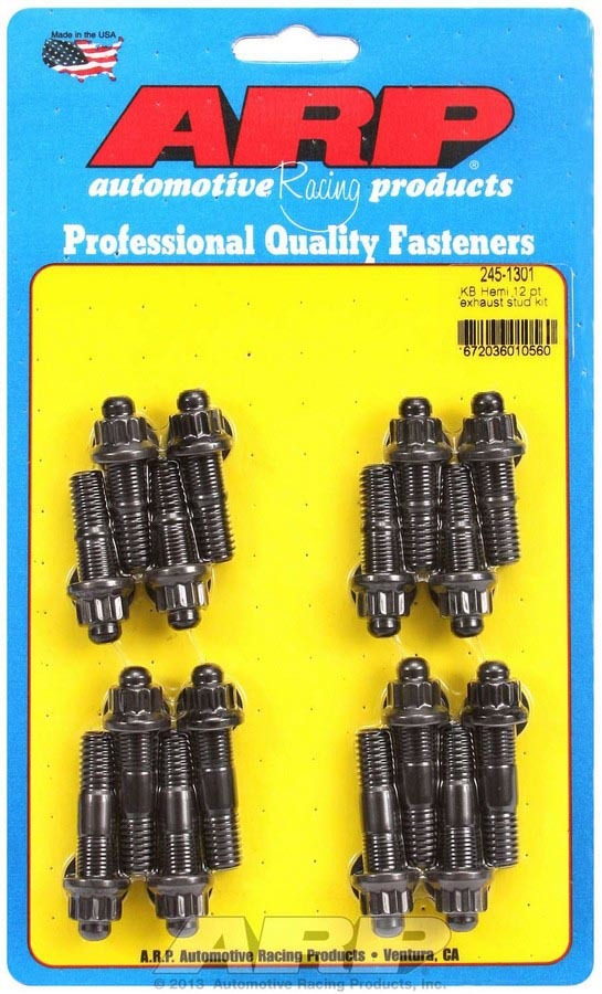 [ARP245-1301] ARP - Exhaust Stud Kit - 12pt. KB Hemi