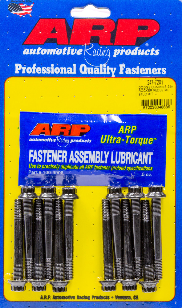 [ARP247-7201] ARP - Rocker Pedestal Stud Kit Dodge Cummins 24V