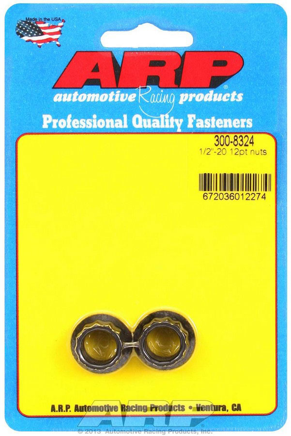 [ARP300-8324] Arp - 1/2-20 12pt. Nuts (2)
