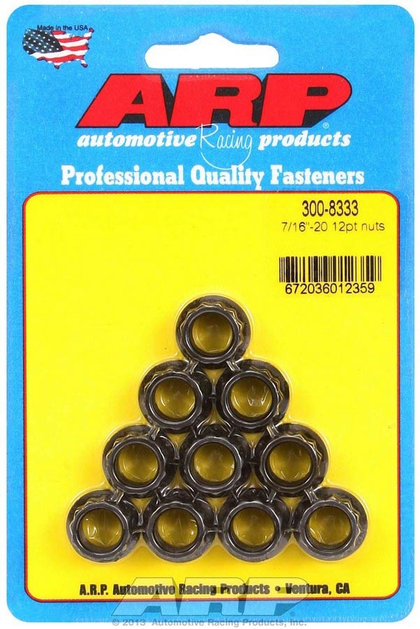 [ARP300-8333] ARP - 7/16-20 12pt. Nuts (10)