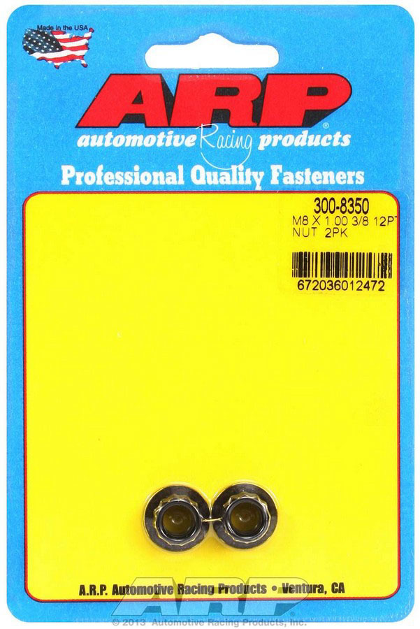 [ARP300-8350] ARP - 8mm X 1.00 12pt Nut Kit (2pk)