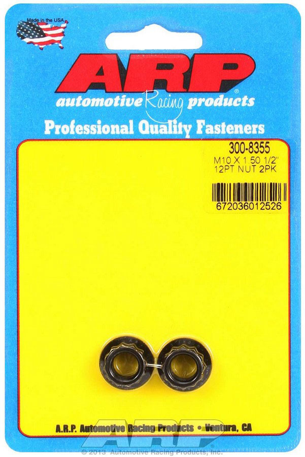 [ARP300-8355] ARP - Nut- 12pt 10mm X 1.50 2pk