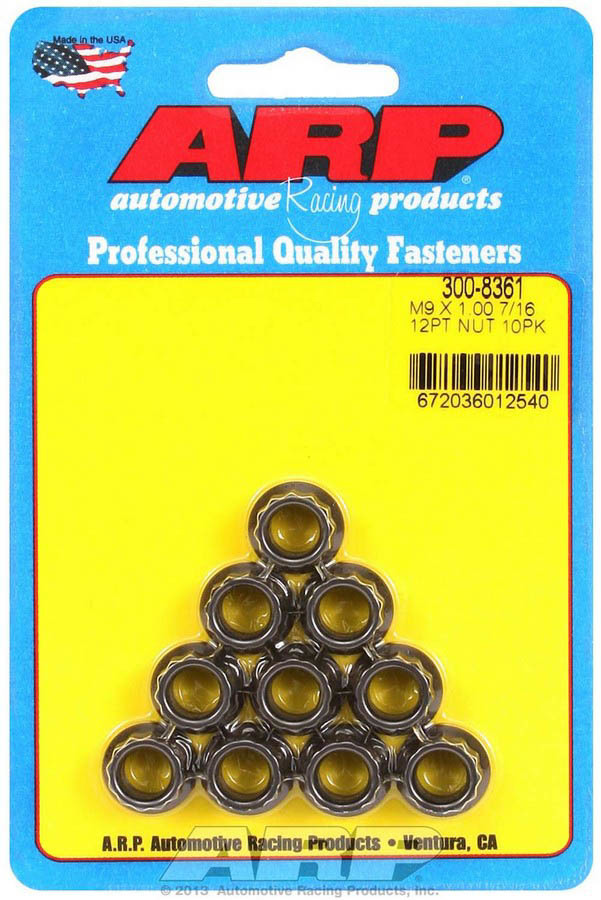 [ARP300-8361] Arp - 9mm X 1.00 12pt. Nuts (10)