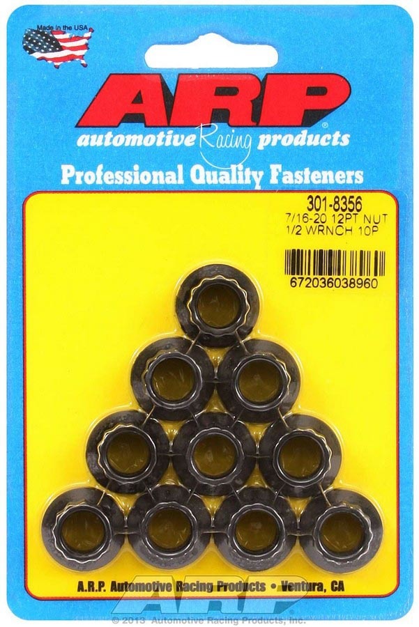 [ARP301-8356] ARP - 7/16-20 12pt Nuts (10pk)