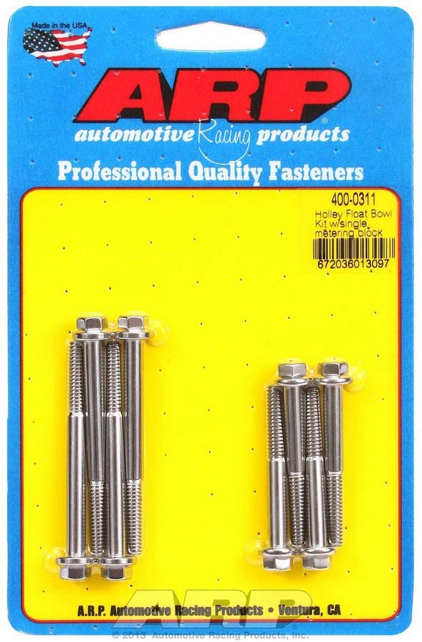 [ARP400-0311] Arp - Holley Float Bowl Bolt Kit