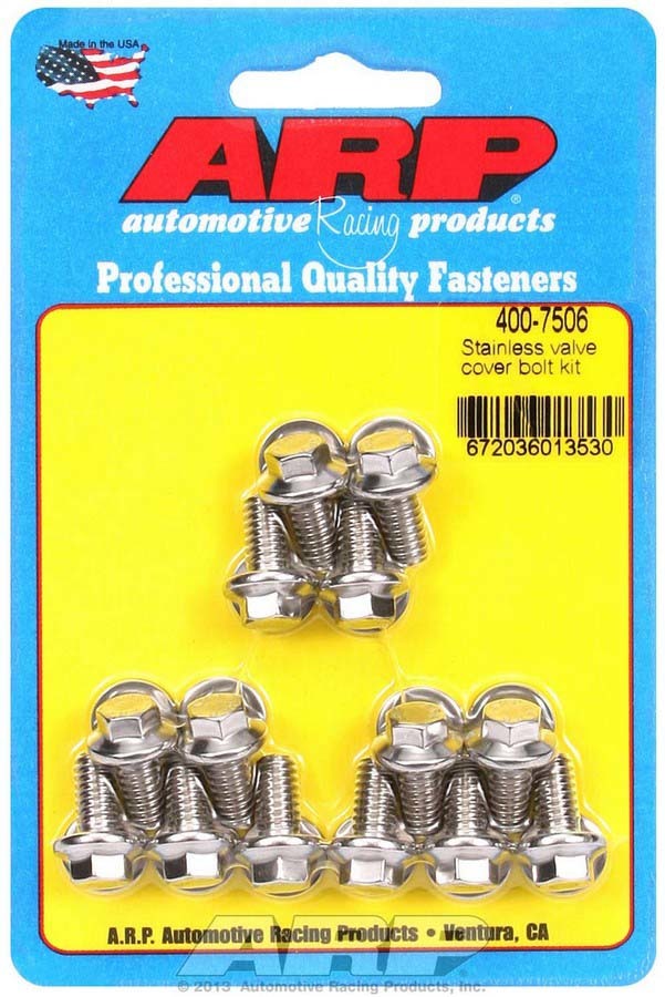 [ARP400-7506] ARP - S/S Valve Cover Bolt Kit 1/4in- 20 6pt. (14)