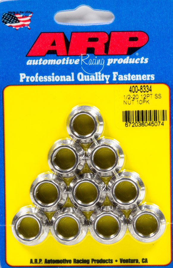 [ARP400-8334] ARP - S/S 1/2-20 12pt. Nuts 10pk