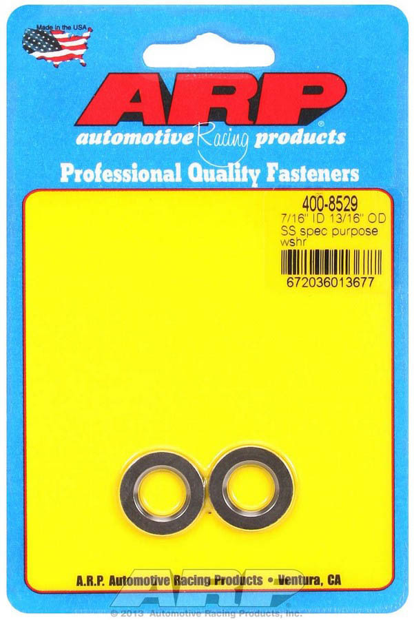 [ARP400-8529] ARP - S/S Flat Washers - 7/16 ID X .812 OD (2)