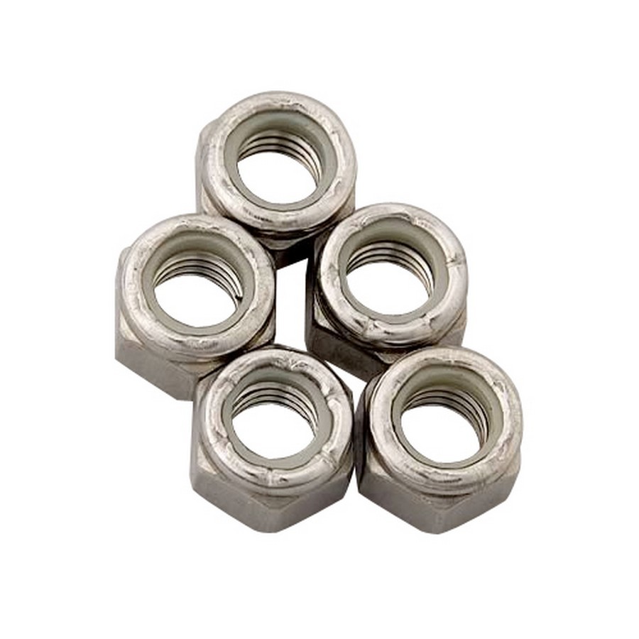 [ARP400-8764] ARP - S/S 6pt. Fine Nyloc Nuts - 3/8-24 (5)