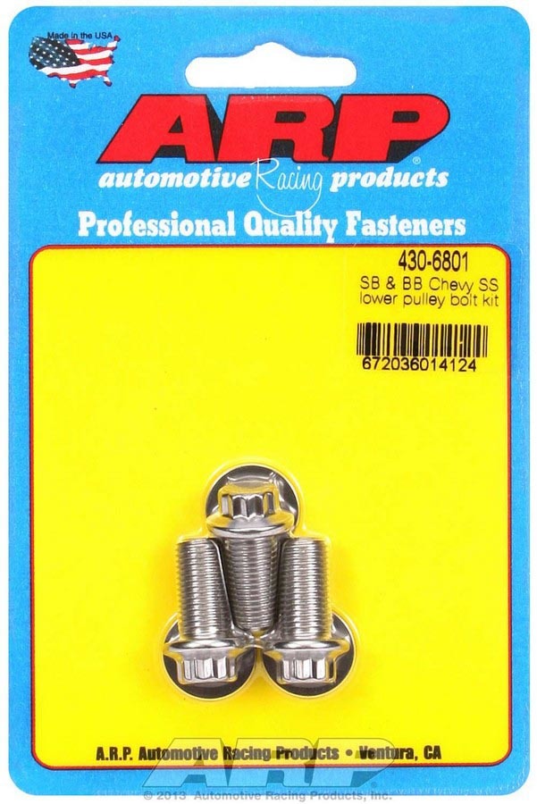 [ARP430-6801] ARP - Chevy S/S Lower Pulley Bolt Kit