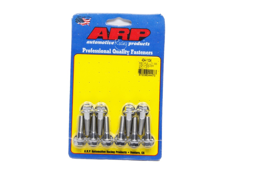 [ARP434-1104] Arp - Header Bolt Kit - Gm Lt1 6.2L 6Pt S/S