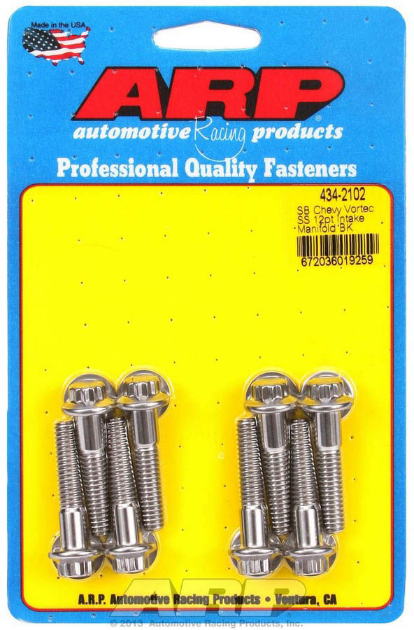 [ARP434-2102] Arp - Sbc S/S Intake Bolt Kit 12Pt.